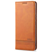 AZNS Custodia in pelle a vibrazione orizzontale con struttura in vitello magnetico con slot per carte, supporto e portafoglio, For Xiaomi Mi 11 Pro, For OPPO Realme 8 / 8 Pro