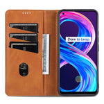 Custodia portafoglio in pelle con slot carte per Realme 8/8 Pro
