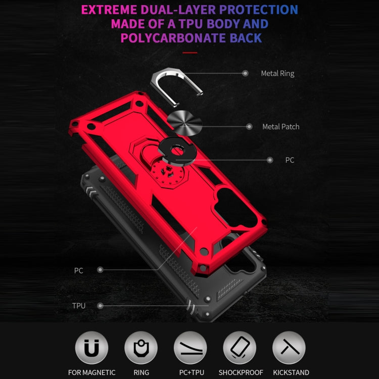 Custodia protettiva antiurto in TPU + PC con supporto girevole a 360 gradi, For Samsung Galaxy A32 5G, For Motorola Moto G Power (2021), For Motorola Moto One 5G Ace, For Xiaomi Redmi K40 / K40 Pro