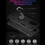 Custodia antiurto TPU PC con supporto per Xiaomi Redmi