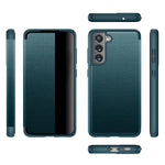 Magnetic Side Window View Custodia in pelle flip orizzontale antiurto, For Samsung Galaxy S21 FE