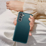 Magnetic Side Window View Custodia in pelle flip orizzontale antiurto, For Samsung Galaxy S21 FE