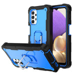 Custodia protettiva antiurto a 3 strati in PC + gomma con supporto rotante, For Samsung Galaxy A32 5G, For Samsung Galaxy A72 5G / 4G