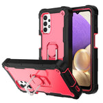 Custodia protettiva antiurto a 3 strati in PC + gomma con supporto rotante, For Samsung Galaxy A32 5G, For Samsung Galaxy A72 5G / 4G