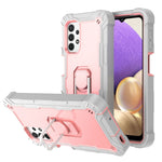 Custodia protettiva antiurto a 3 strati in PC + gomma con supporto rotante, For Samsung Galaxy A32 5G, For Samsung Galaxy A72 5G / 4G