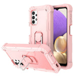 Custodia protettiva antiurto a 3 strati in PC + gomma con supporto rotante, For Samsung Galaxy A32 5G, For Samsung Galaxy A72 5G / 4G