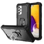Custodia protettiva antiurto a 3 strati in PC + gomma con supporto rotante, For Samsung Galaxy A32 5G, For Samsung Galaxy A72 5G / 4G