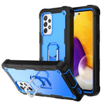 Custodia protettiva antiurto a 3 strati in PC + gomma con supporto rotante, For Samsung Galaxy A32 5G, For Samsung Galaxy A72 5G / 4G