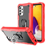 Custodia protettiva antiurto a 3 strati in PC + gomma con supporto rotante, For Samsung Galaxy A32 5G, For Samsung Galaxy A72 5G / 4G