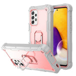 Custodia protettiva antiurto a 3 strati in PC + gomma con supporto rotante, For Samsung Galaxy A32 5G, For Samsung Galaxy A72 5G / 4G
