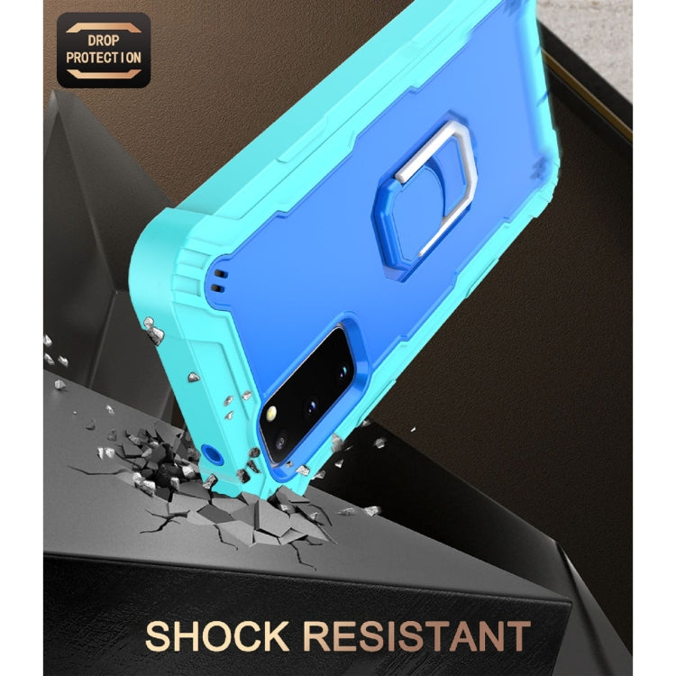 Custodia protettiva antiurto a 3 strati in PC + gomma con supporto rotante, For Samsung Galaxy S20 FE / FE 5G, For LG Velvet