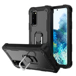 Custodia protettiva antiurto a 3 strati in PC + gomma con supporto rotante, For Samsung Galaxy S20 FE / FE 5G, For LG Velvet
