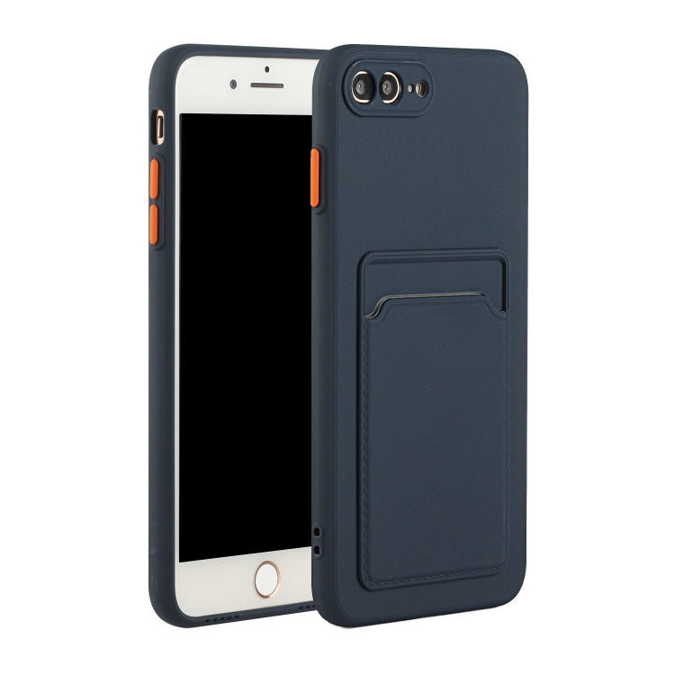Custodia protettiva in TPU antiurto con slot per schede, For iPhone 8 & 7, For iPhone 8 Plus & 7 Plus