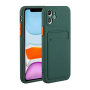 Custodia protettiva in TPU antiurto con slot per schede, For iPhone 11, For iPhone 11 Pro