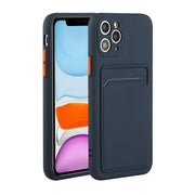 Custodia protettiva in TPU antiurto con slot per schede, For iPhone 11 Pro Max, For iPhone 12 mini