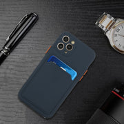 Custodia protettiva in TPU antiurto con slot per schede, For iPhone 11 Pro Max, For iPhone 12 mini