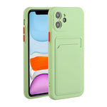 Custodia protettiva in TPU con slot per schede per iPhone 12 mini