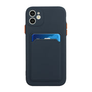 Custodia protettiva in TPU antiurto con slot per schede, For iPhone 12, For iPhone 12 Pro