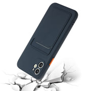 Custodia protettiva in TPU antiurto con slot per schede, For iPhone 12, For iPhone 12 Pro