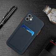 Custodia protettiva in TPU antiurto con slot per schede, For iPhone 12, For iPhone 12 Pro