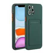 Custodia protettiva in TPU antiurto con slot per schede, For iPhone 12 Pro Max, For iPhone X / XS