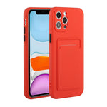 Custodia TPU con slot per schede per iPhone X e XS