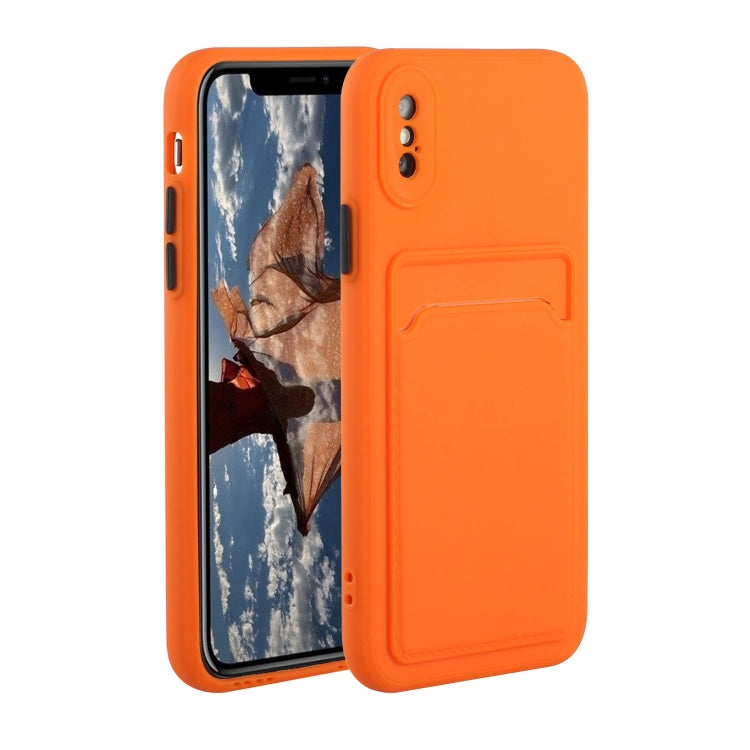 Custodia TPU con slot per schede per iPhone X e XS