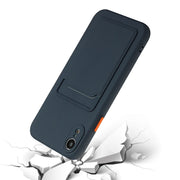Custodia protettiva in TPU antiurto con slot per schede, For iPhone XR, For iPhone XS Max