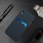 Custodia protettiva in TPU con slot per schede per iPhone XR