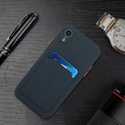 Custodia protettiva in TPU antiurto con slot per schede, For iPhone XR, For iPhone XS Max