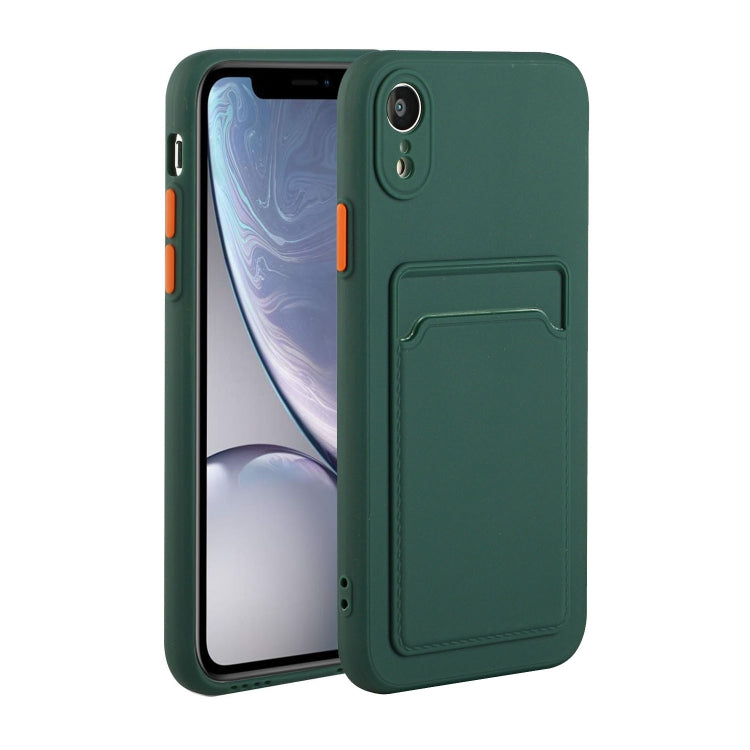 Custodia protettiva in TPU con slot per schede per iPhone XR
