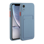 Custodia protettiva in TPU con slot per schede per iPhone XR