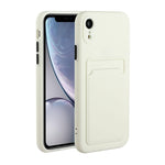 Custodia protettiva in TPU con slot per schede per iPhone XR