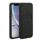 Custodia protettiva in TPU con slot per schede per iPhone XR