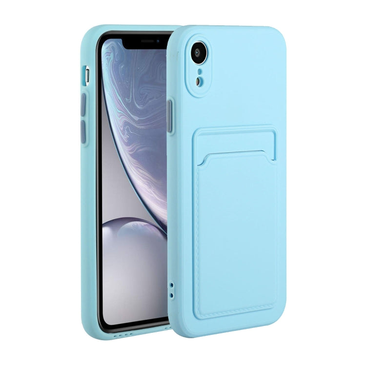 Custodia protettiva in TPU con slot per schede per iPhone XR