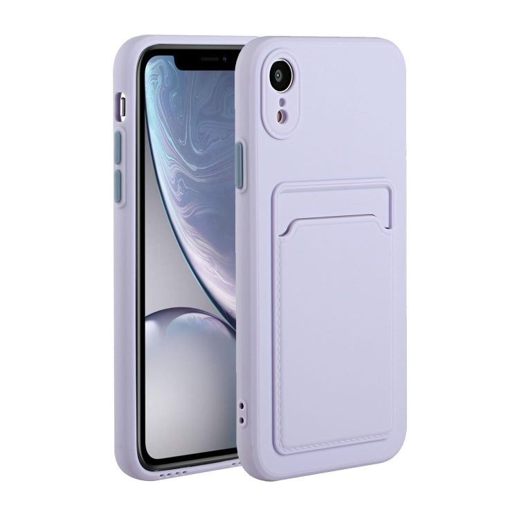Custodia protettiva in TPU con slot per schede per iPhone XR