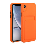 Custodia protettiva in TPU con slot per schede per iPhone XR