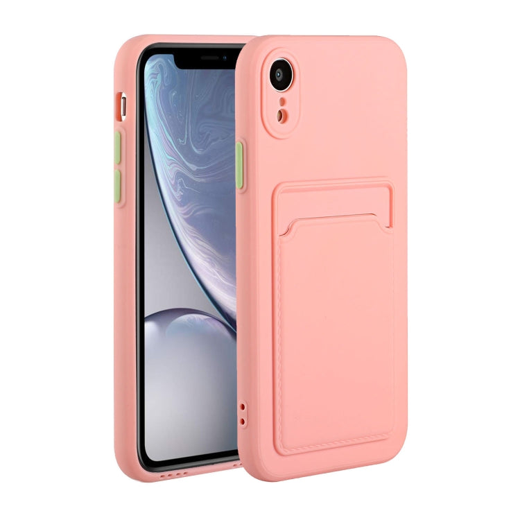 Custodia protettiva in TPU con slot per schede per iPhone XR