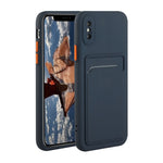 Custodia protettiva in TPU con slot per schede per iPhone XR