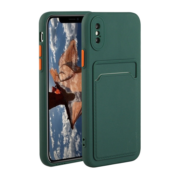 Custodia protettiva in TPU con slot per schede per iPhone XR