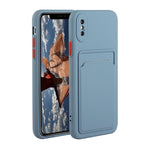 Custodia protettiva in TPU con slot per schede per iPhone XR