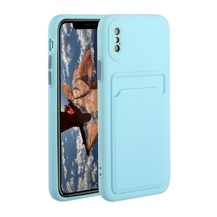 Custodia protettiva in TPU con slot per schede per iPhone XR