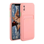 Custodia protettiva in TPU con slot per schede per iPhone XR