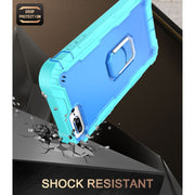 Custodia protettiva antiurto a 3 strati in PC + gomma con supporto rotante, For iPhone 8 Plus / 7 Plus, For iPhone 11