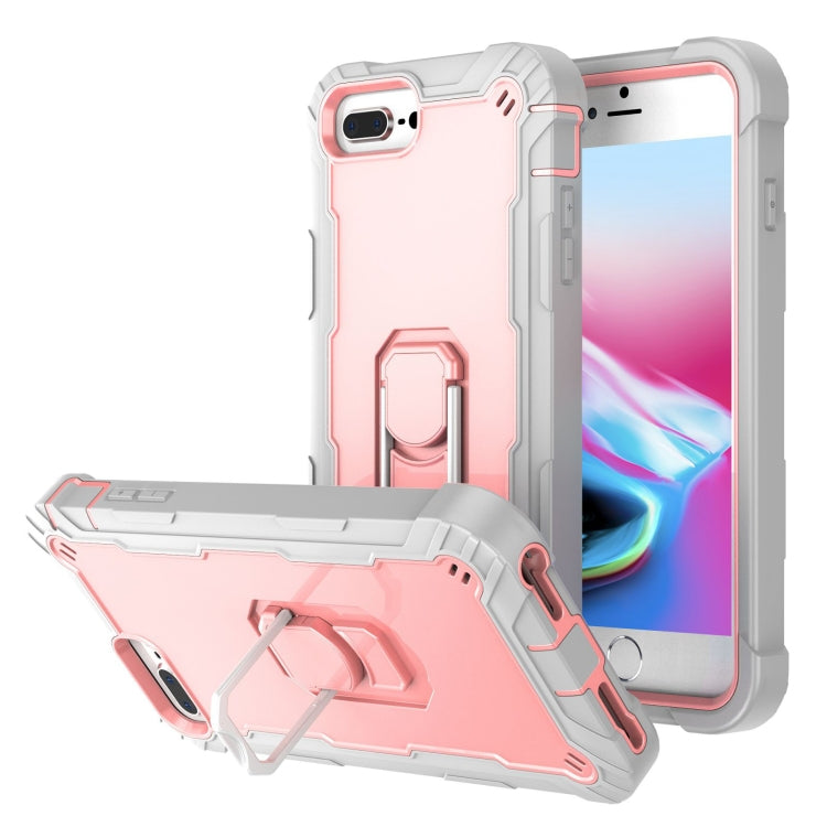 Custodia antiurto 3 strati con supporto per iPhone 8 Plus 7 Plus