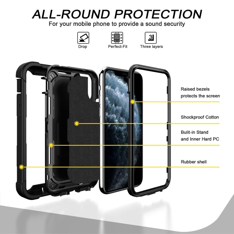 Custodia protettiva antiurto 3 strati con supporto iPhone 11 Pro