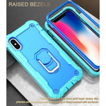 Custodia antiurto 3 strati con supporto per iPhone XS/X