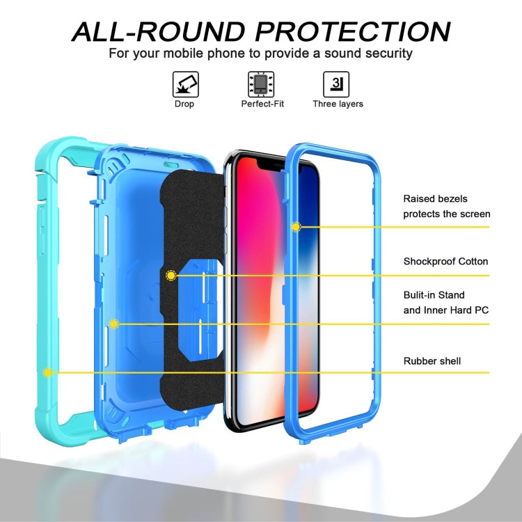 Custodia antiurto 3 strati con supporto per iPhone XS/X