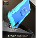 Custodia antiurto 3 strati con supporto per iPhone XS/X