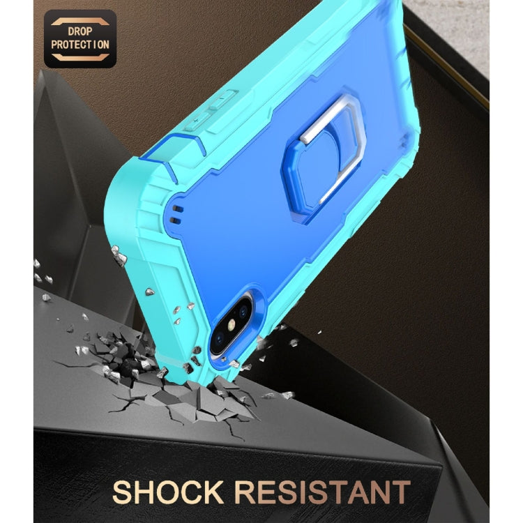 Custodia antiurto 3 strati con supporto per iPhone XS/X